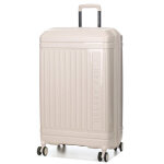 Valise rigide extensible delsey lutece 80. 5 cm beige
