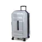 Valise rigide extensible delsey rempart trunk 73 cm gris orage