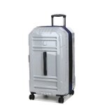 Valise rigide extensible delsey rempart trunk 73 cm gris orage