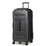 Valise rigide extensible delsey rempart trunk 80 cm anthracite noir