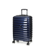 Valise rigide extensible delsey shadow 5. 0 - 66 cm bleu marine