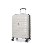 Valise rigide extensible delsey shadow 5. 0 - 66 cm ivoire blanc