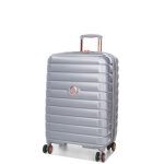 Valise rigide extensible delsey shadow 5. 0 - 66 cm platine gris