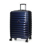 Valise rigide extensible delsey shadow 5. 0 - 75. 5 cm bleu marine