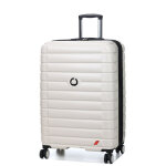Valise rigide extensible delsey x air france elegance 75. 5 cm ivoire blanc