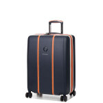 Valise rigide extensible delsey x roland garros cadence 66 cm bleu