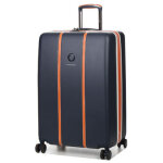 Valise rigide extensible delsey x roland garros cadence 76 cm bleu