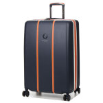 Valise rigide extensible delsey x roland garros cadence 76 cm bleu