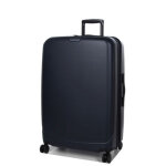 Valise rigide extensible elite pure mate l 75 cm bleu nuit