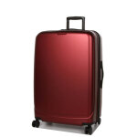 Valise rigide extensible elite pure mate l 75 cm bordeaux rouge