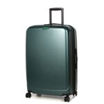 Valise rigide extensible elite pure mate l 75 cm vert for�t
