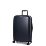 Valise rigide extensible elite pure mate m 65 cm bleu nuit
