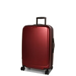 Valise rigide extensible elite pure mate m 65 cm bordeaux rouge