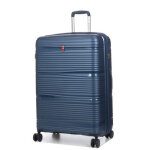 Valise rigide extensible gladiator bionic l 76 cm blue bleu