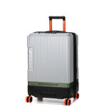 Valise rigide extensible jeep jh001a m 68. 5 cm argent gris