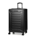 Valise rigide extensible jeep jh004c l 75. 5 cm noir