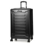 Valise rigide extensible jeep jh004c xl 80 cm noir