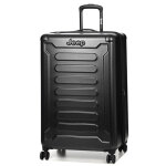 Valise rigide extensible jeep jh004c xl 80 cm noir