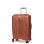 Valise rigide extensible jump eva� 66 cm cuivre orange