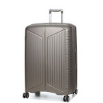 Valise rigide extensible jump eva� 76 cm champagne beige