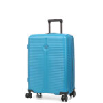 Valise rigide extensible jump hendaye 65 cm bleu