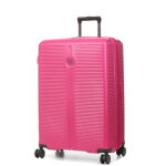 Valise rigide extensible jump hendaye jumbo 75 cm fuchsia rose