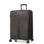 Valise rigide extensible jump hendaye jumbo 75 cm mokka marron