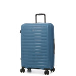 Valise rigide extensible jump striper 68 cm bleu