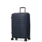 Valise rigide extensible jump striper 68 cm bleu fonc