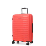 Valise rigide extensible jump striper 68 cm corail orange