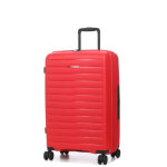 Valise rigide extensible jump striper 68 cm rouge solde