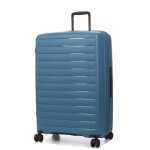 Valise rigide extensible jump striper 77 cm bleu