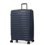 Valise rigide extensible jump striper 77 cm bleu fonc�