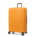Valise rigide extensible jump striper 77 cm jaune