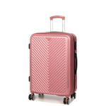Valise rigide extensible kinston bahia 68 cm rose