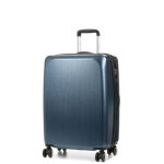 Valise rigide extensible lys bergen 65 cm bleu