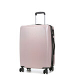 Valise rigide extensible lys bergen 65 cm rose