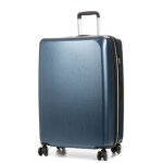 Valise rigide extensible lys bergen 76 cm bleu