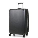 Valise rigide extensible lys bergen 76 cm noir