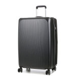 Valise rigide extensible lys bergen 76 cm noir