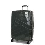 Valise rigide extensible lys morelia 75 cm gris fonc�