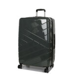 Valise rigide extensible lys morelia 75 cm gris fonc�