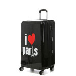 Valise rigide extensible madisson i love paris 75 cm noir