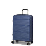 Valise rigide extensible roncato r - lite 66 cm avio bleu