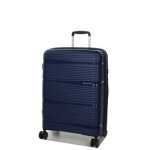 Valise rigide extensible roncato r - lite 66 cm bleu nuit