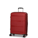 Valise rigide extensible roncato r - lite 66 cm rouge fonc�