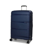 Valise rigide extensible roncato r - lite 75 cm bleu nuit