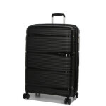 Valise rigide extensible roncato r - lite 75 cm noir