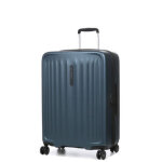 Valise rigide extensible samsonite fyrm 67 cm steel blue bleu