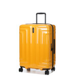 Valise rigide extensible samsonite lin'air 67 cm metallic mango jaune